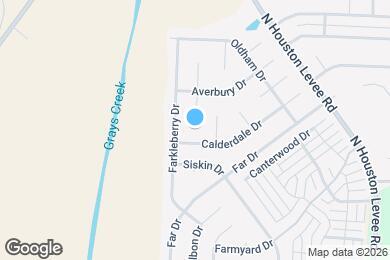 Map image of the property - 1605 S Frence Creek Cove