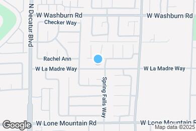 Map image of the property - 4412 W La Madre Way