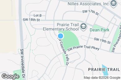 Map image of the property - Cascade Falls Townhomes at Prairie Trail
