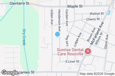 Map image of the property - 825 Henderson Ave