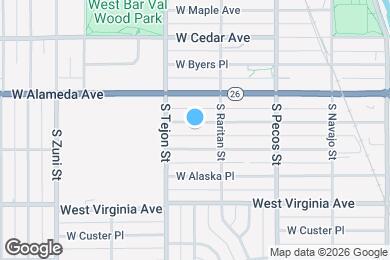 Map image of the property - 1542 W Nevada Pl