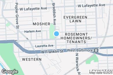 Map image of the property - 2586 Edmondson Ave