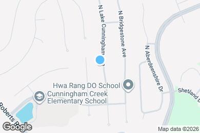 Map image of the property - 157 N Lake Cunningham Ave