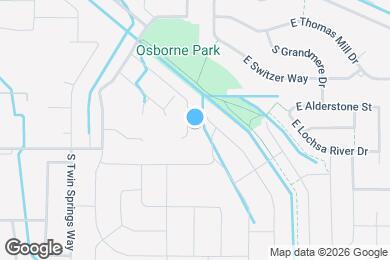 Map image of the property - 3912 E Clear Springs Dr.