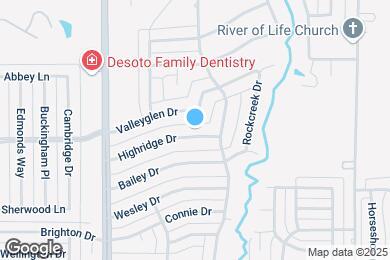 Map image of the property - 221 Highridge Dr