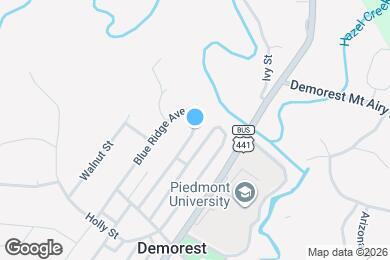 Map image of the property - 350 Blue Ridge Ave