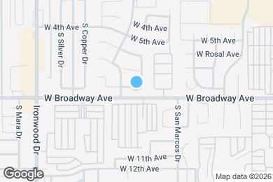 Map image of the property - 1037 W 7th Ave