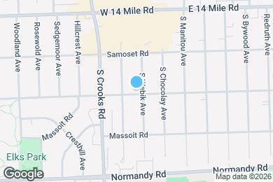 Map image of the property - 430 S Webik Ave