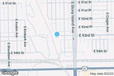 Map image of the property - 1513 E 93rd St