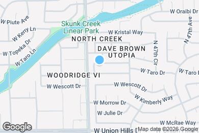 Map image of the property - 5035 W Ponderosa Ln