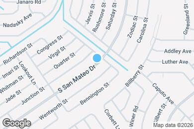 Map image of the property - 3032 S San Mateo Dr