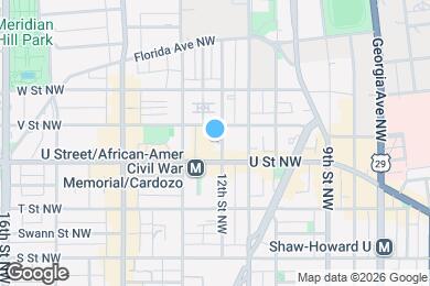 Map image of the property - 2020 12th St NW