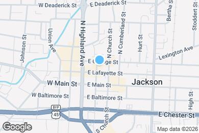 Map image of the property - 210 N Liberty St