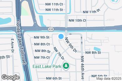 Map image of the property - 4861 NW 8th Dr