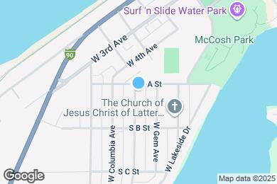Map image of the property - 1007.5 W Cascade Ave