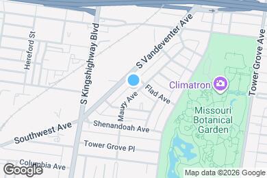 Map image of the property - 2119 Maury Ave
