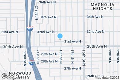 Map image of the property - 1801 31st Ave N