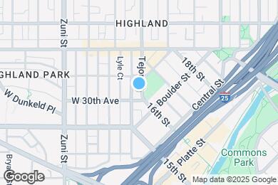 Map image of the property - 3025 Tejon St