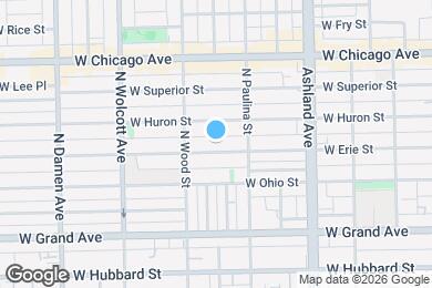 Map image of the property - 1730 W Erie St