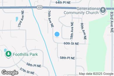 Map image of the property - 6011 76th Ave NE
