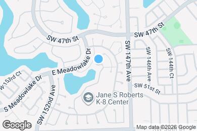 Map image of the property - 14831 SW 50th Terrace