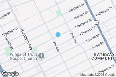 Map image of the property - 157 Monterey St