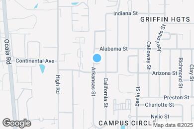 Map image of the property - 1109 Arkansas St