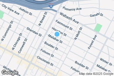 Map image of the property - 2447 Malabar St