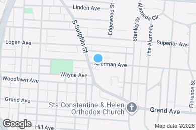 Map image of the property - 2300 Sherman Ave