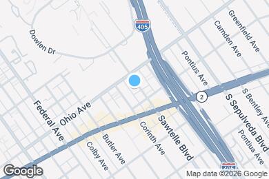 Map image of the property - Century West Apartments (1525 Sawtelle Blvd)