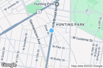 Map image of the property - 3948 N Broad St