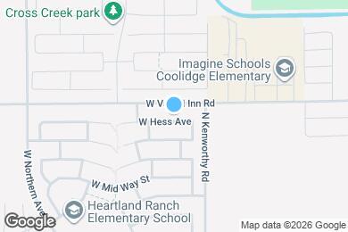 Map image of the property - 1330 W Hess Ave