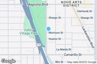 Map image of the property - 5002 Tujunga Ave