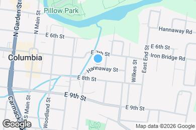Map image of the property - 421 Hannaway St