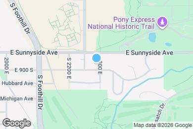 Map image of the property - 866 S 2300 E