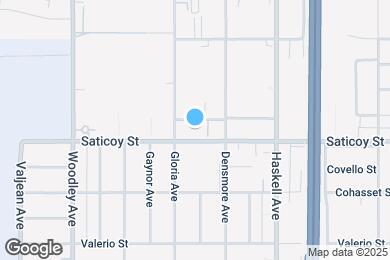 Map image of the property - 15837 Saticoy St