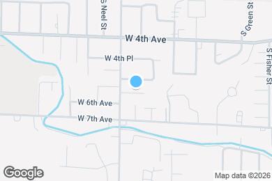 Map image of the property - 3485 W 6th Pl
