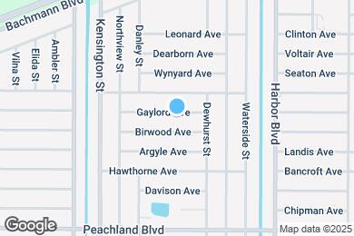 Map image of the property - 21271 Gaylord Ave
