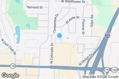 Map image of the property - 3171 W Montrail Pl