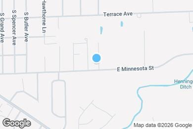 Map image of the property - 1626 S Ritter Ave