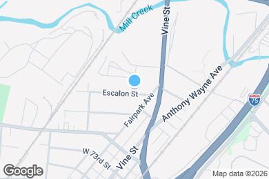 Map image of the property - 22 Escalon St