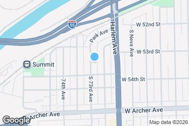 Map image of the property - 5327 S 73rd Ave