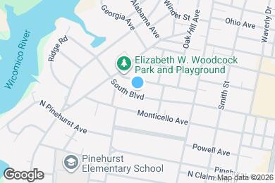 Map image of the property - 429 South Blvd