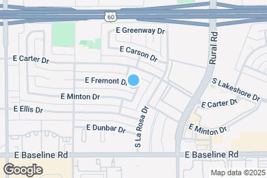 Map image of the property - 513 E Fremont Dr
