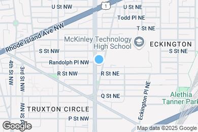 Map image of the property - 1715 North Capitol St NE
