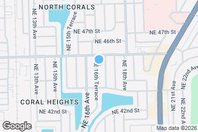 Map image of the property - 4430 NE 16th Terrace