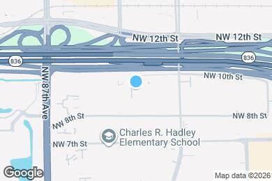 Map image of the property - 8336 NW 10th St
