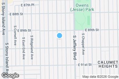 Map image of the property - 8931 S Bennett Ave