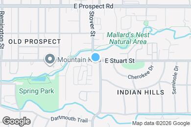 Map image of the property - 633 E Stuart St