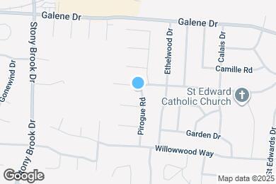 Map image of the property - 3500 Pirogue Rd